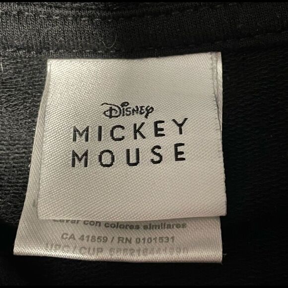 Disney Mickey Mouse Hoodie Size 1X. Black And White. Very Good Condition. - Picture 3 of 4